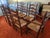 Vintage Tell City Chair Company Rush-Seat Dining Chairs Set of 7 For Sale - Image 12 of 16