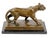 Art Deco Artist, Brown Patinated Panther Sculpture, Bronze For Sale - Image 4 of 6