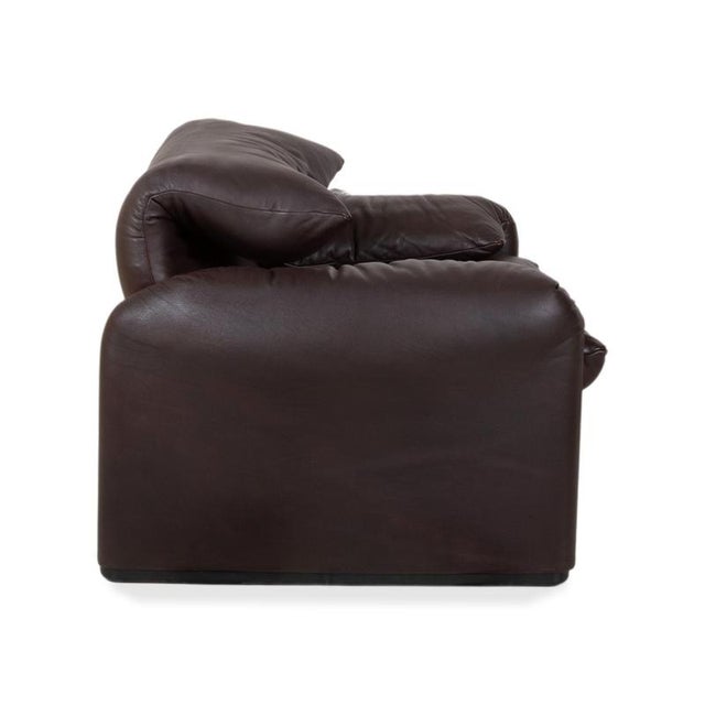 Maralunga Chairs in Leather from Cassina, Set of 2 For Sale - Image 12 of 16