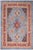 Bohemian Kazak Light Blue/Red Wool Rug - 8'0''x9'10'' For Sale - Image 9 of 10