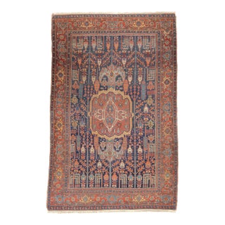 Antique Persian Bidjar Rug 4'7'' X 7'1'' For Sale