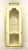 A Neoclassical style display cabinet by Thomasville. Solid hardwood painted antique white, yellow & green, pediment crown...