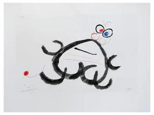 Joan Miro, Enfance d'Ubu II, Lithograph, 1972