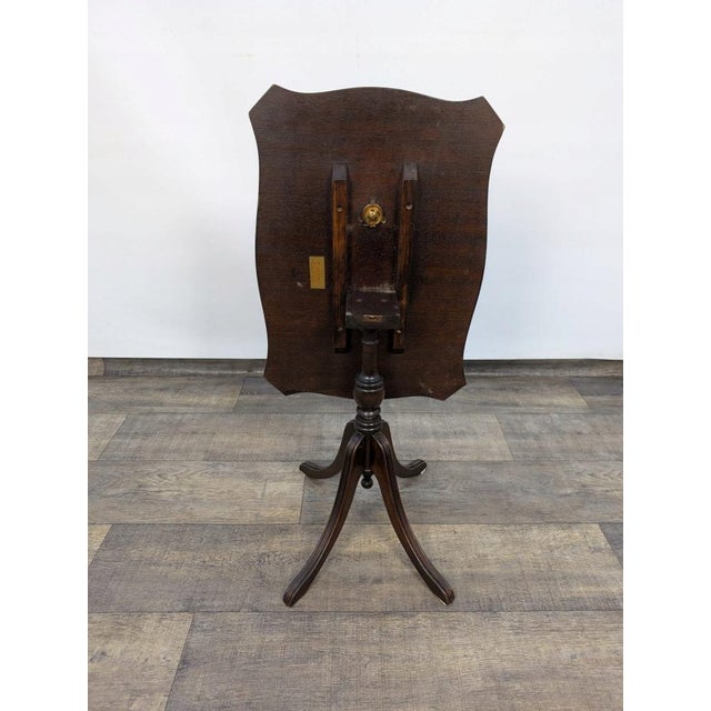 Vintage English Green Leather Coffee Table For Sale - Image 6 of 12