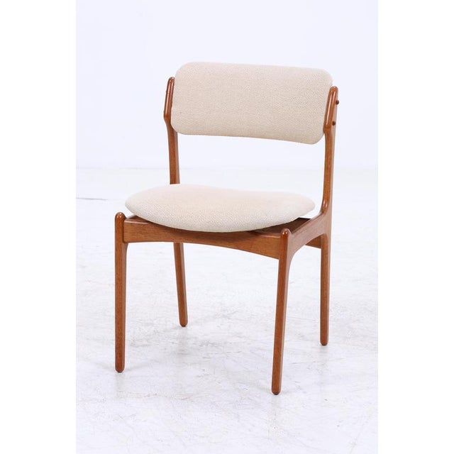 Mid-Century Danish Teak Model 49 Chairs by Erik Buch for Od Møbler, Set of 4 For Sale - Image 6 of 14
