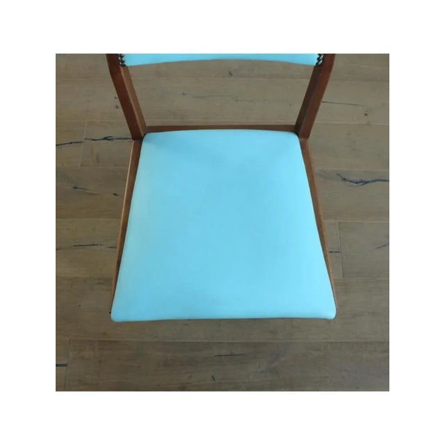 Blue Skai Chairs, 1960, Set of 4 For Sale - Image 12 of 16