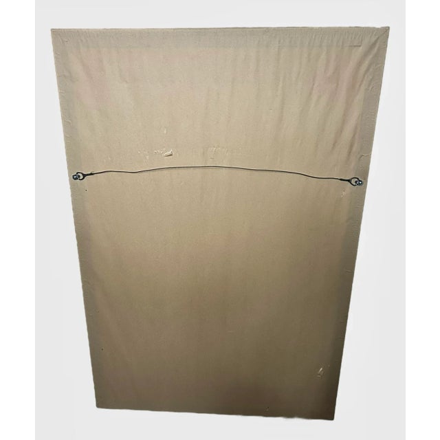 Measures approx: In frame: 51" x 35" Print size: 38" x 24" Looks to be in great condition. Top left corner of the frames...