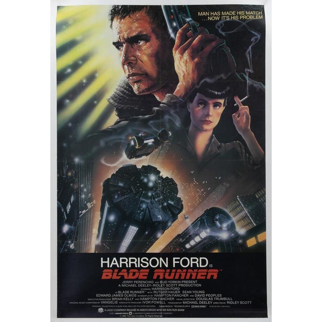 Vintage Blade Runner Poster, 1982 For Sale - Image 3 of 5