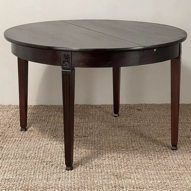 Antique French Louis XVI Mahogany Breakfast ~ Dining Table For Sale - Image 12 of 13