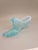 Vintage Fenton Glass Shoe Slipper Hobnail Blue Turquoise Opalescent Cat Head. Sold separately...one has a chip
