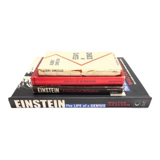 Vintage Einstein Collection Book Set/4 For Sale