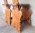 Pair of 18th Century Italian Renaissance Lion Carved Walnut Sgabello Hall Chairs For Sale - Image 14 of 18