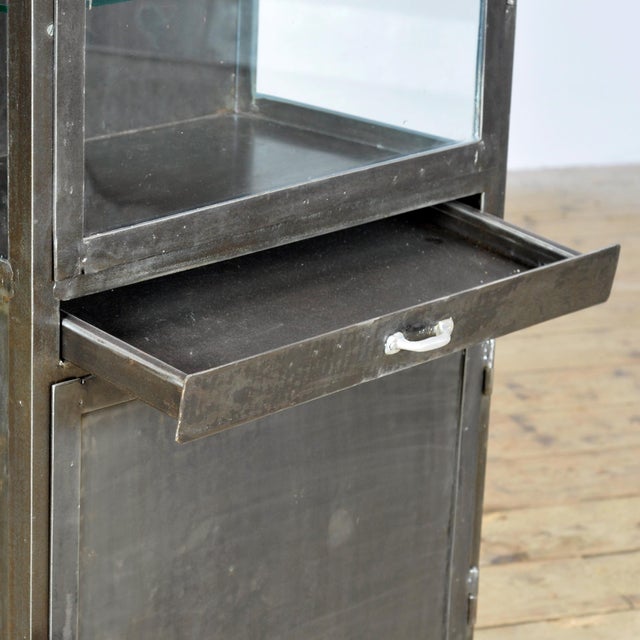 1950s Polished Iron Medicine Cabinet, 1950s For Sale - Image 5 of 12
