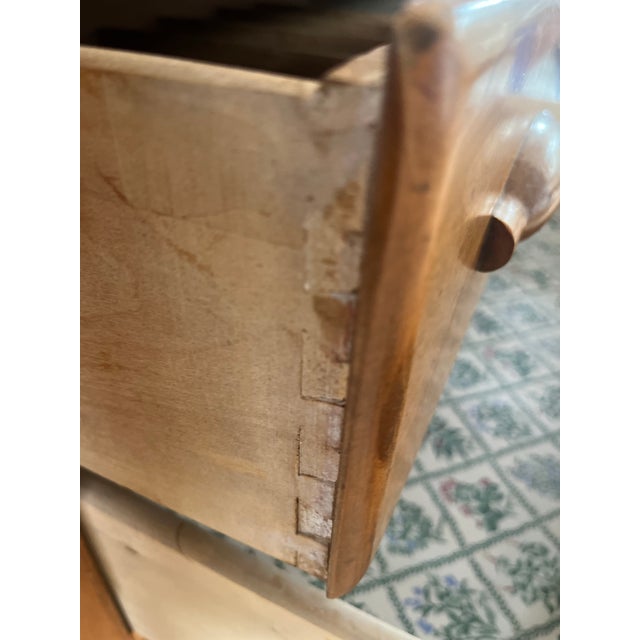 Vintage Maple Drop Leaf-Sideboard Credenza Bar For Sale - Image 11 of 13