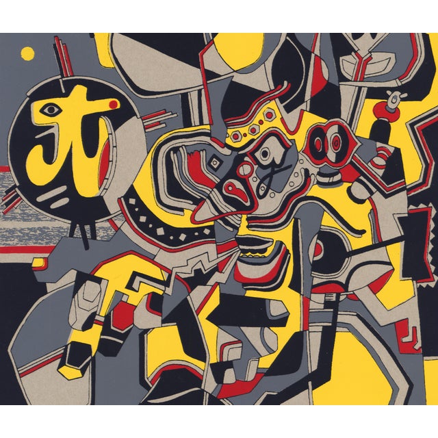 Original silkscreen print by Steve Wheeler from the limited edition of 513 monograph "Hello Steve" published in 1947. Each...