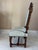 French Circa 1860 French Louis XIII Hunting Style Carved Oak Chairs, Set of 4 For Sale - Image 3 of 14