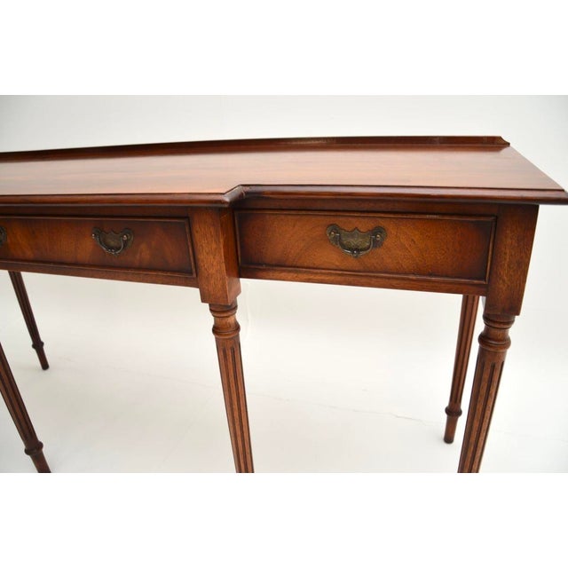 Wood Vintage Georgian Console Table, 1950s For Sale - Image 7 of 9