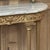 Bronze 19th Century French Louis XVI Giltwood Carrara Marble Top Demilune Console For Sale - Image 8 of 18
