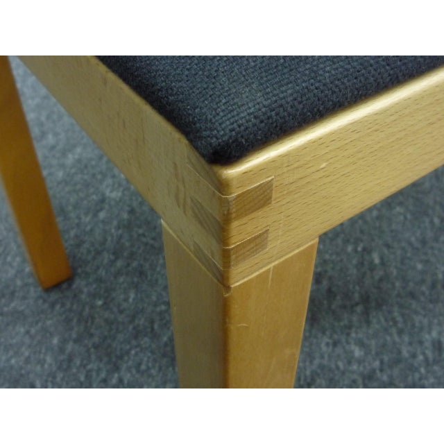 Wood Postmodern Dining Chair by Arno Votteler, 1980s For Sale - Image 7 of 8