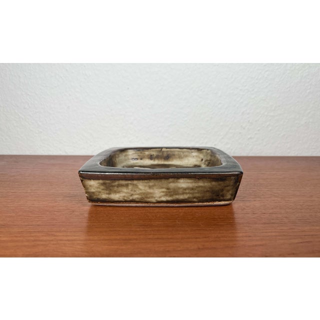 Mid-Century Modern Danish Brutalist Ceramic Bowl by Jorgen Mogensen for Royal Copenhagen, 1960s For Sale - Image 6 of 14