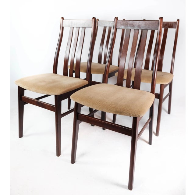 1960s Dining Room Chairs in Mahogany from Farstrup, 1960s, Set of 4 For Sale - Image 5 of 17