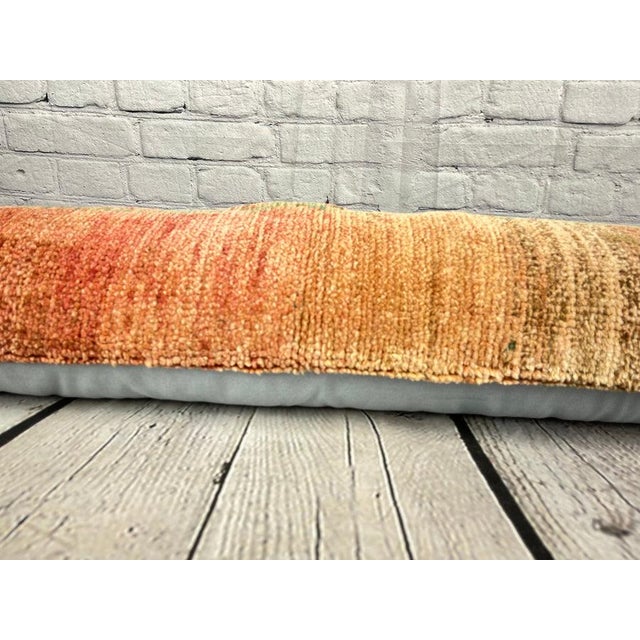 Textile 12 x 46 Lumbar Rug Pillow Exotic Splendor Turkish Pillow Cushion Cover For Sale - Image 7 of 7