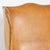 20th Century Tall Wing Back Vintage Leather Armchair From Denmark For Sale - Image 4 of 10