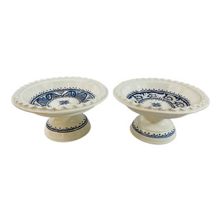 Moroccan Ceramic Dessert Plate, a Pair For Sale