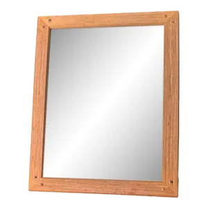 A. Brandt Ranch Oak Mirror - Vintage Mid 20th Century