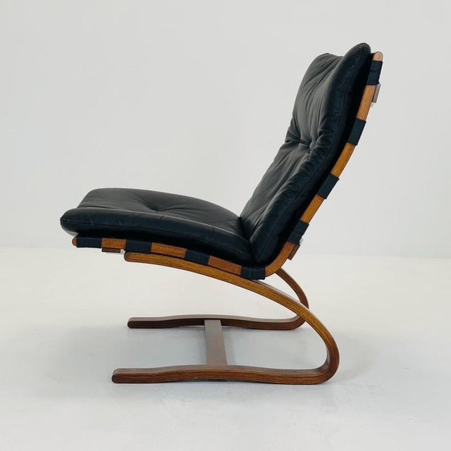 Mid-Century “Kengu” Lounge Chair by Elsa Solheim & Nordahl Solheim for Rybo — 1970s A Scandinavian design classic. This...