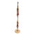 1960s Italian Modern Ceramic and Marble Floor Lamp For Sale