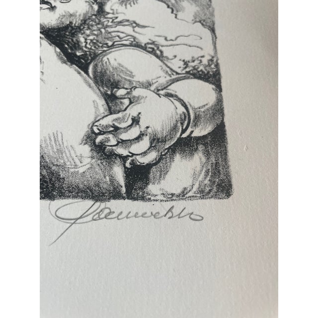 Black Hedwig Pauwels (1934) . The Moving Poem Krekels ('Crickets') About Dementia Is by the Flemish Poet Cyriel Gladines (1943) For Sale - Image 8 of 13