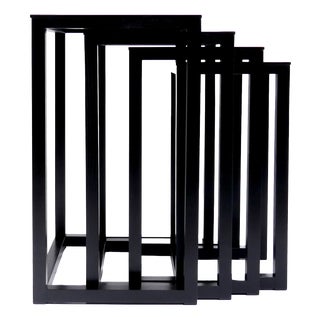 Vintage Nesting Table Set by Josef Hoffmann from Wittmann, 1970s, Set of 4 For Sale