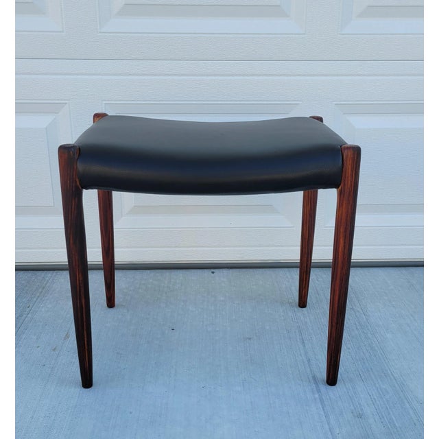 Mid-Century Modern Mid 20th Century Rosewood j.l. Moller Stool For Sale - Image 3 of 12