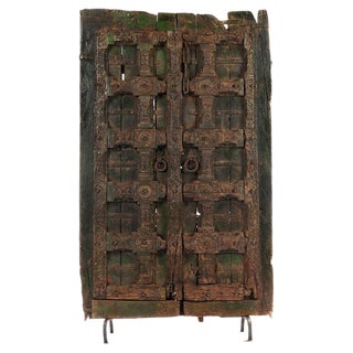 Wood Door on Steel Base For Sale