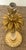 Late 20th Century Italian Rock Crystal Bronze Dore Palm Tree Table Lamp For Sale - Image 5 of 11