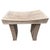 Sleek minimalist bench. Hand made from a two and a half thick single slab of reclaimed teak and finished with a white...