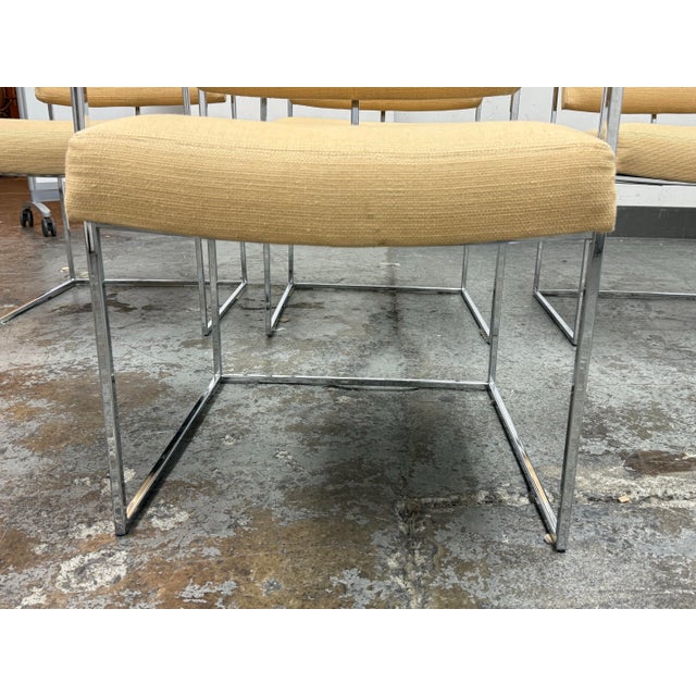Tan Milo Baughman for Thayer Coggin Model 1188 Armchairs, Set of Four For Sale - Image 8 of 12