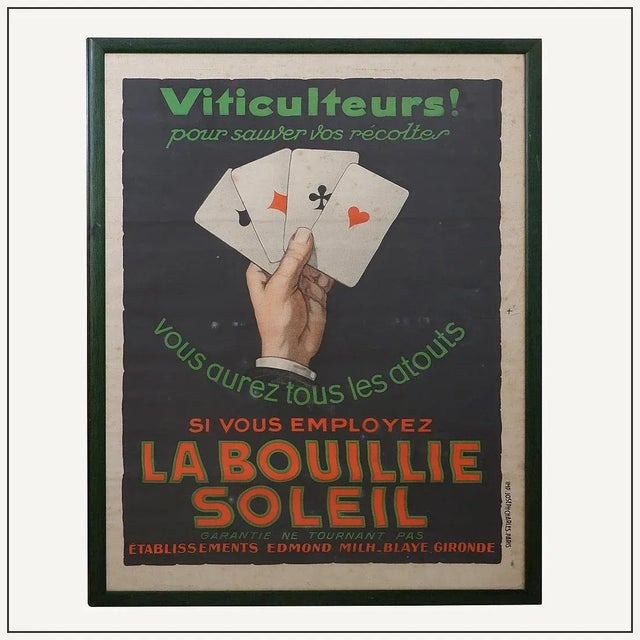 Vintage La Bouille Soleil Paris Poster by Joseph-Charles, 1930s For Sale - Image 11 of 11