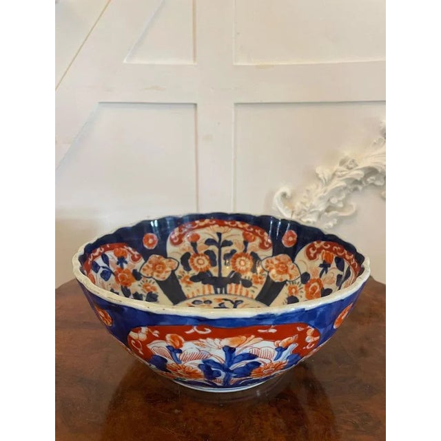 Japanese Imari Bowl, 1900s For Sale - Image 9 of 9