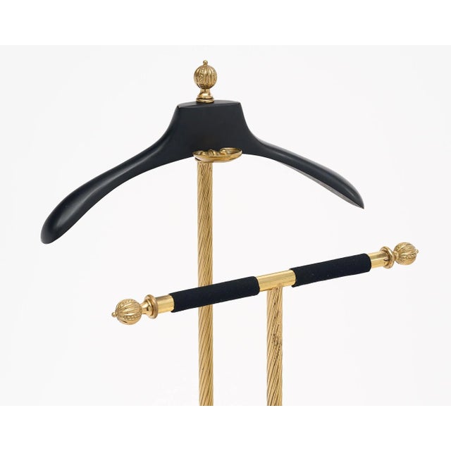 Black French Vintage Art Deco Period Valet For Sale - Image 8 of 9