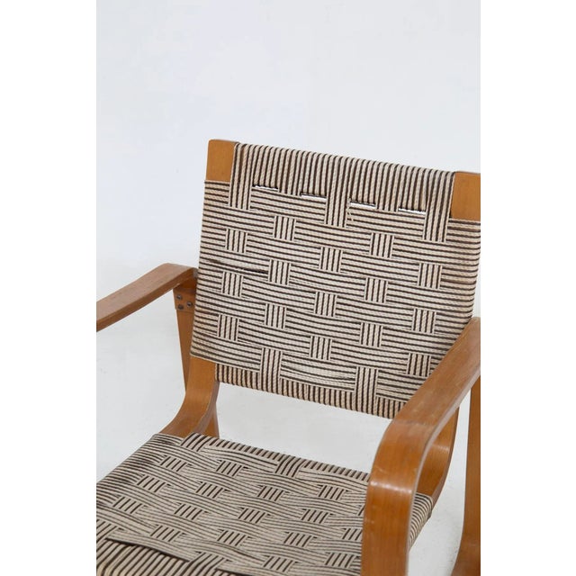 Chairs and Ottoman by Giuseppe Pagano, 1940s, Set of 3 For Sale - Image 4 of 10