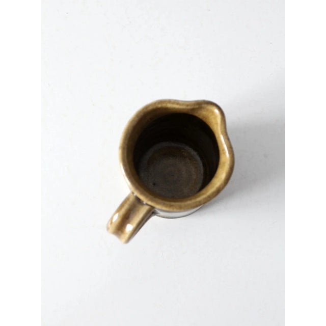 Vintage Studio Pottery Creamer For Sale - Image 10 of 11