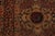 Rug & Kilim Antique Red Blue Cream Kerman Lavar Medallion Floral Wool Persian Rug For Sale - Image 4 of 6