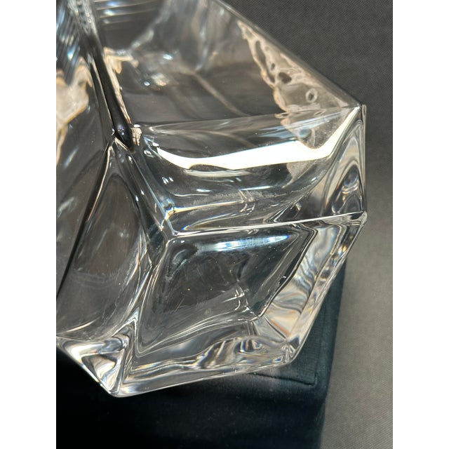 Late 20th Century Florentino Renato Raddi Silver Embellished Crystal Vase For Sale - Image 10 of 12