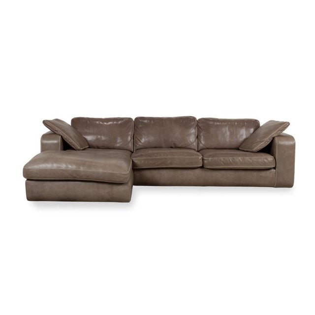 Valentino Corner Sofa in Brown Leather from Machalke For Sale - Image 16 of 17