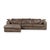 Valentino Corner Sofa in Brown Leather from Machalke For Sale - Image 16 of 17