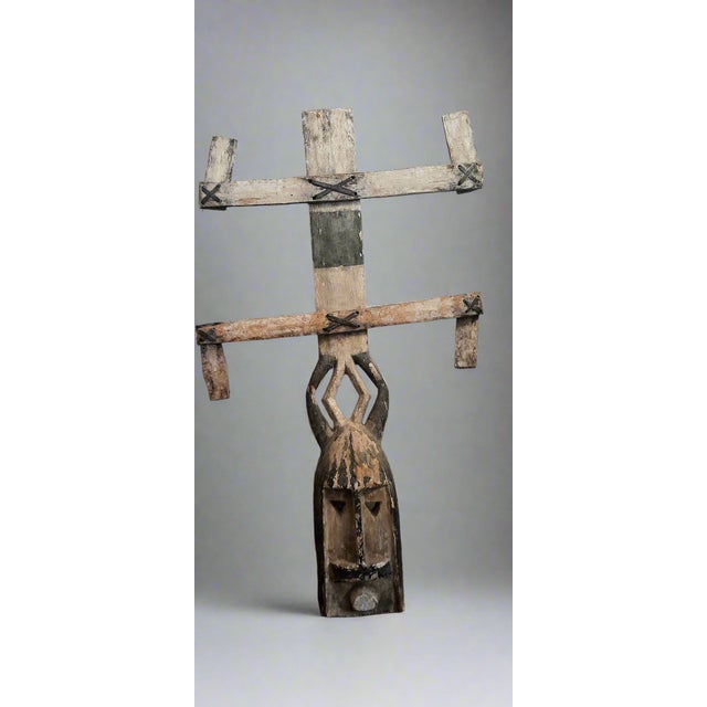 Dogon Kanaga Wooden Mask, Mali, 1890s For Sale - Image 9 of 9