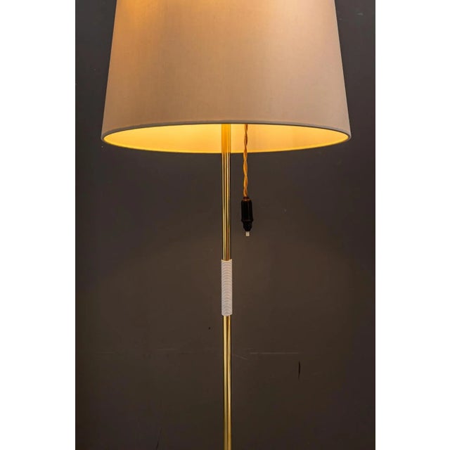 Floor Lamp with Fabric Shade from Rupert Nikoll, Vienna, 1950s For Sale - Image 13 of 17