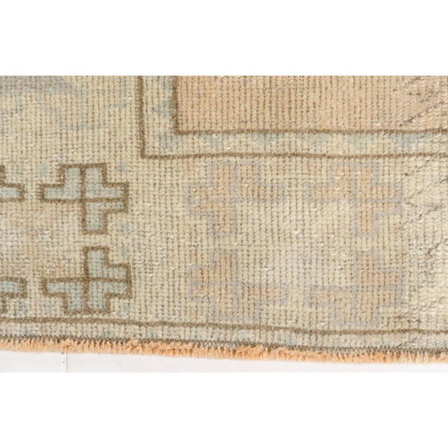 Mid 20th Century Small Anatolian Floral Carpet For Sale - Image 11 of 11